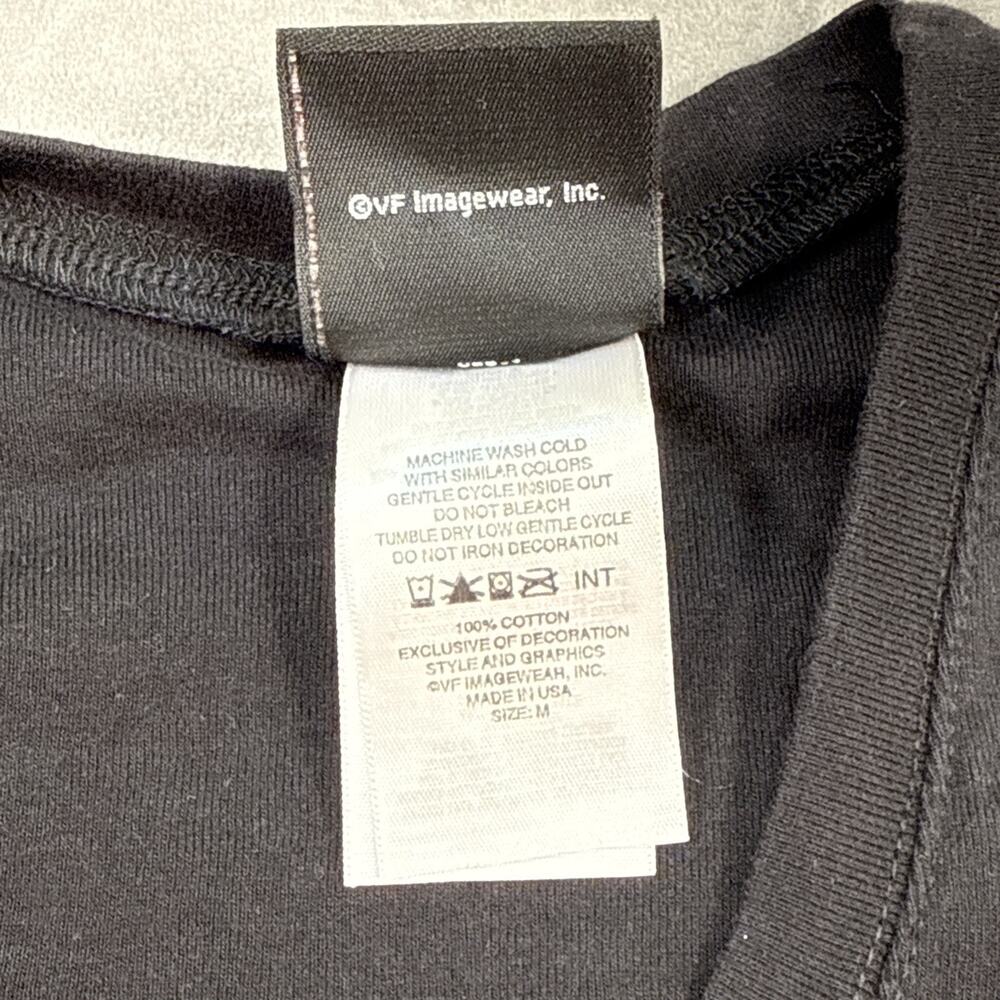 Harley-Davidson Shirt Womens Medium Black Bar Shield LogoStudded Tee Top - Picture 8 of 9